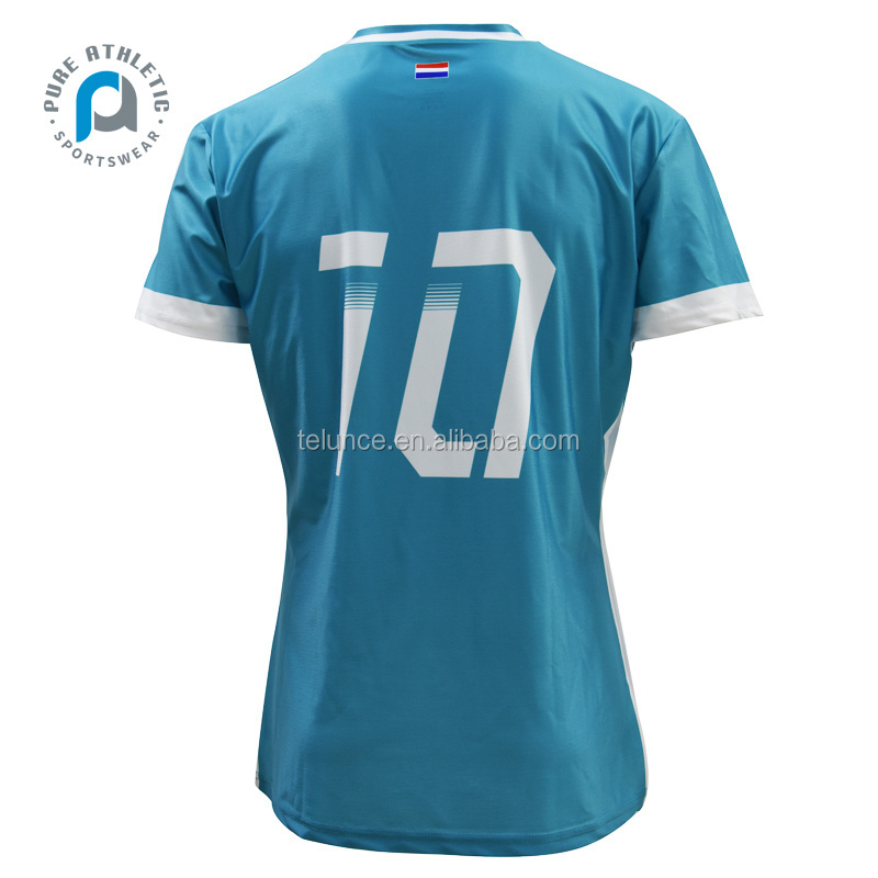 Pure high quality soccer wear oem custom supplier player version soccer jersey