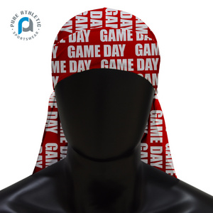 PURE Custom Logo Durags silk for Men Women Waves Du Doo rag with Long Tail satin silky durags and bonnets bandana pirate hat