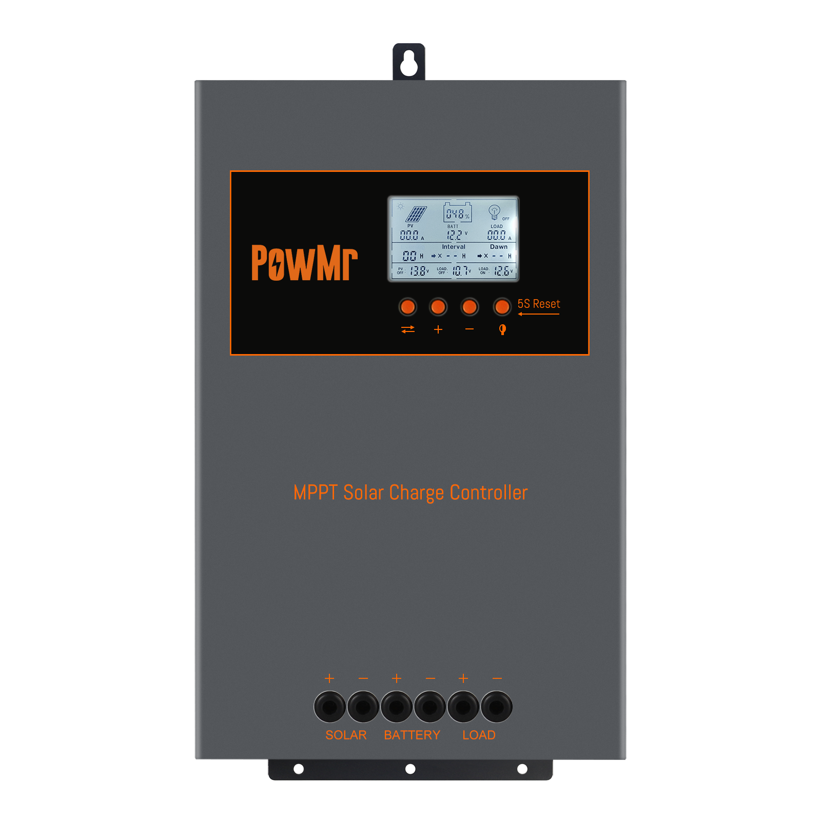 PowMr factory directly 100A  DC 12/24/48V auto MPPT solar charge controller 150V for solar system can charge lithium battery