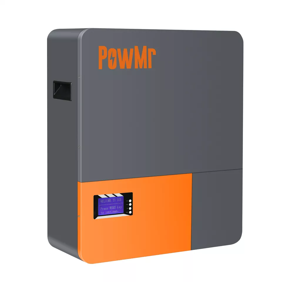 PowMr 1 set solar kit with 100Ah Lithium Battery and High frequency inverter 20KW Off Grid Solar Mounting System for home