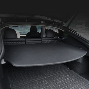 Retractable Cargo Cover For Tesla Model Y tesla Rear Trunk Cargo Cover Partition Luggage Carrier Car Accessories kit 2023