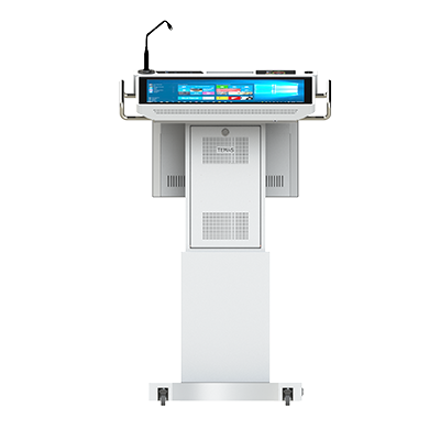 Digital Podium, Lectern for Conference Hall, with Height Adjustment Lifting Column - Smart Podium 2DL27M-F