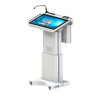 Digital Podium, Lectern for Conference Hall, with Height Adjustment Lifting Column - Smart Podium 2DL27M-F