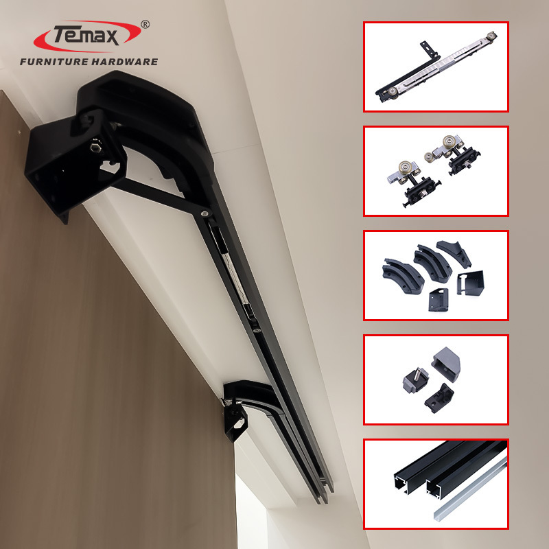 Temax Sliding Cabinet Door Hidden Sliding Door System Flush Secret Door