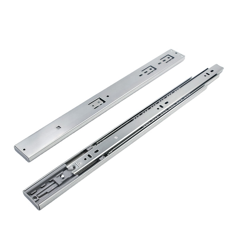 Temax 3 fold normal ball bearing telescopic channel cabinet drawer slides DB450