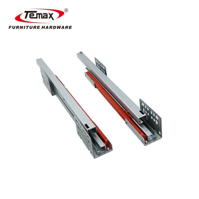 Temax thin type cabinet soft closing metal drawer box slide BT3021