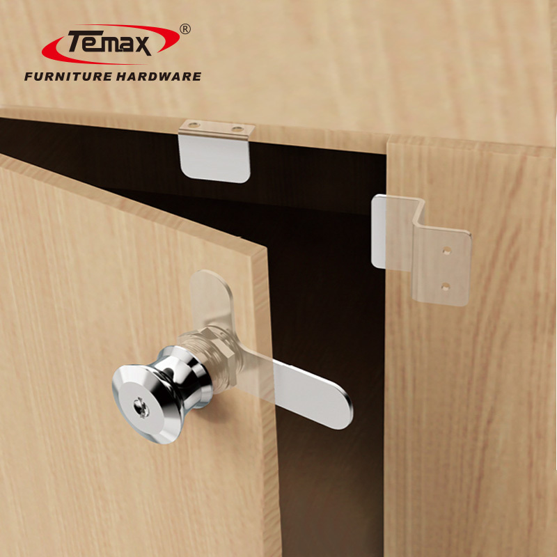 Temax New Small Furniture Cabinet Drawer Lock with Key 103H