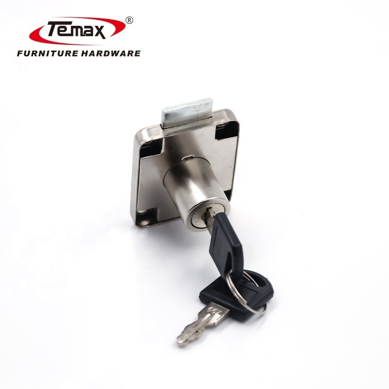 Temax Hot sale Full Iron Drawer Locks  Desk Door Lock Furniture Steel Cabinet Lock with key 139