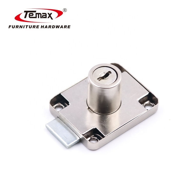 Temax Hot sale Full Iron Drawer Locks  Desk Door Lock Furniture Steel Cabinet Lock with key 139