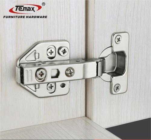 Temax Nickel Plated Two Four Holes Concealed Hinge Self Closing 35mm Cup Cupboard Door Hinges hydraulic hinge