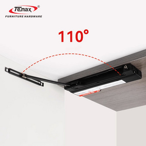 TEMAX One Touch Push to Open Soft Close Soft Opening System Hardware Door Catches & Door Closer Kitchen Door Damper