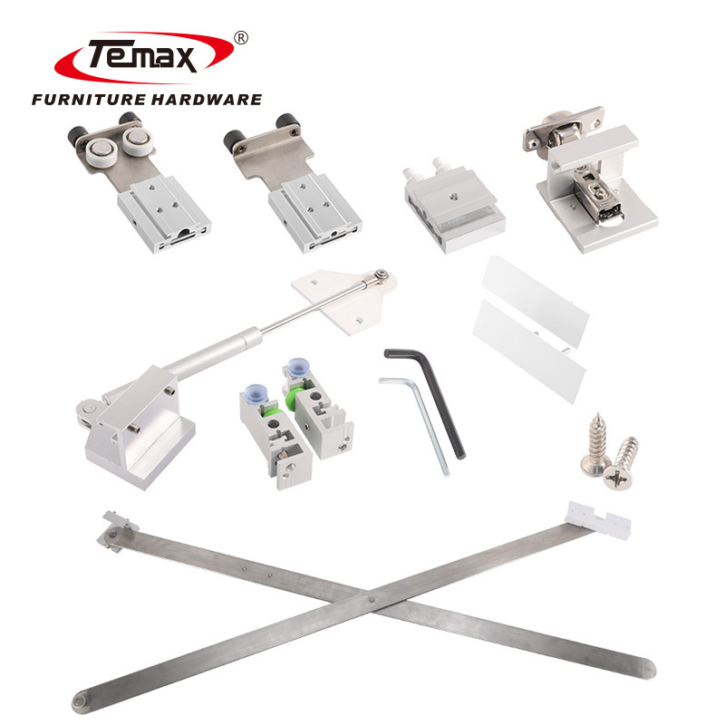 TEMAX HARDWARE Hidden Sliding Door Roller Pivot Swing Folding Door System