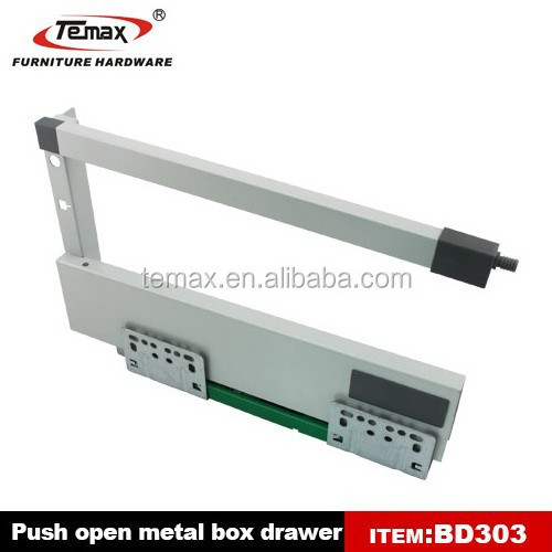 BD301 Soft close Push Open Drawer slide