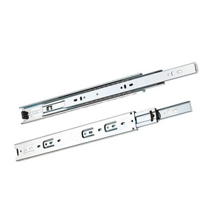 Temax 3 fold 45mm width ball bearing telescopic channel cabinet drawer slide