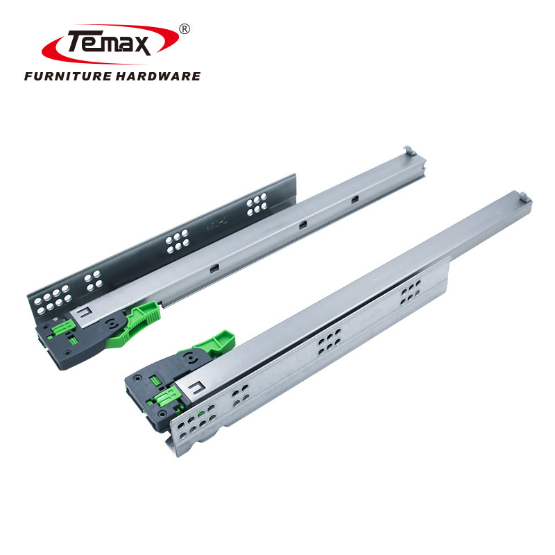 Temax 3D heavy duty 45kg load  undermount soft close concealed drawer slide BF3320K