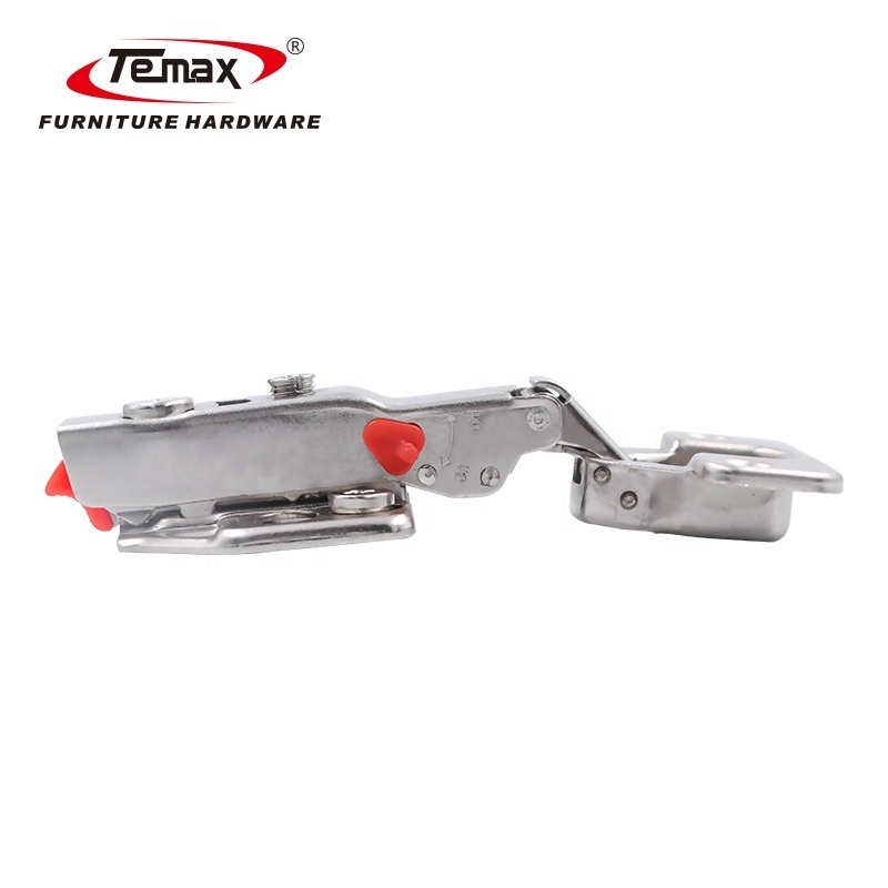 Temax Easy-Clip Stillness Kitchen Cabinet Door Plastic Steel Hinge for wardrobe hardware