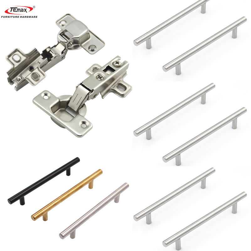 Temax Iron Hinge Factory-Priced for Cabinet Furniture and Door Hinges and Handles