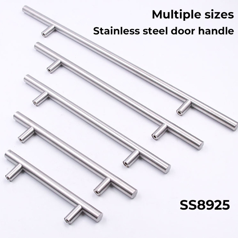 Temax Cheap Stainless steel Furniture Kitchen Cabinet Pull Handle Office Furniture Metal Stainless Steel T Bar Cabinet Handle