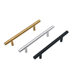 Temax Modern T-bar Stainless Steel Luxury Modern Furniture Handles Knobs Interior Door Handles Cabinet Handles