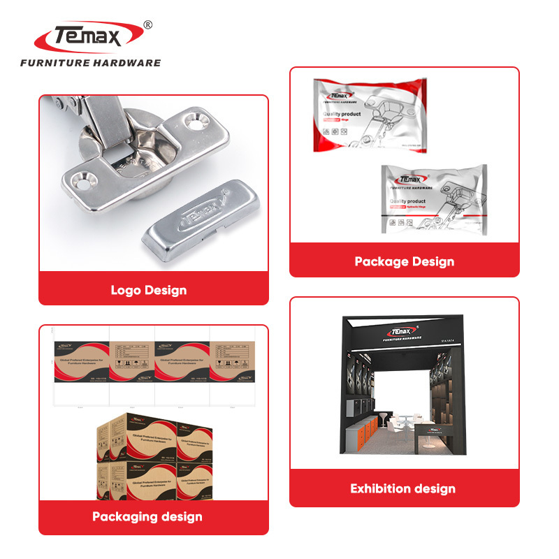 Temax Hidden Heavy Duty Door 180 Degree Open Hinge For Door