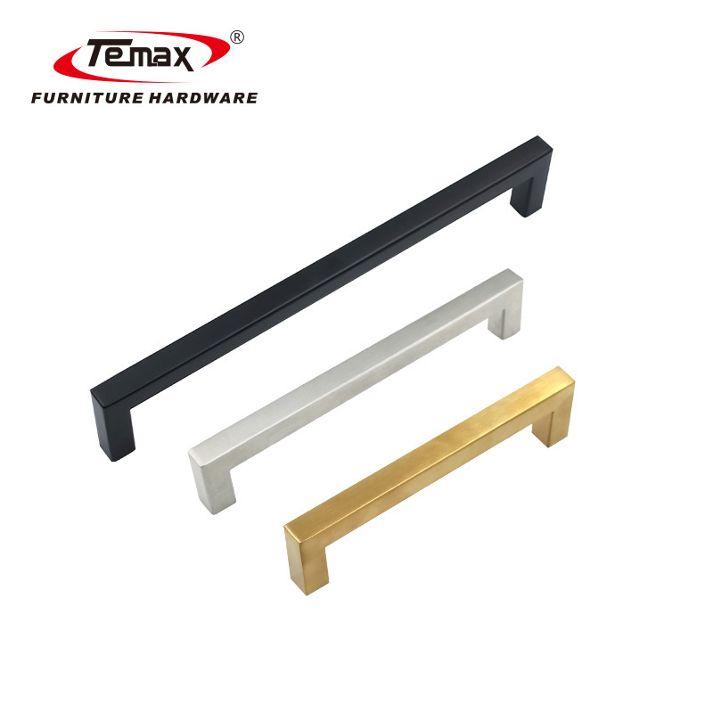 High quality Square design furniture handles kitchen cabinet handles  for wardrobe  door