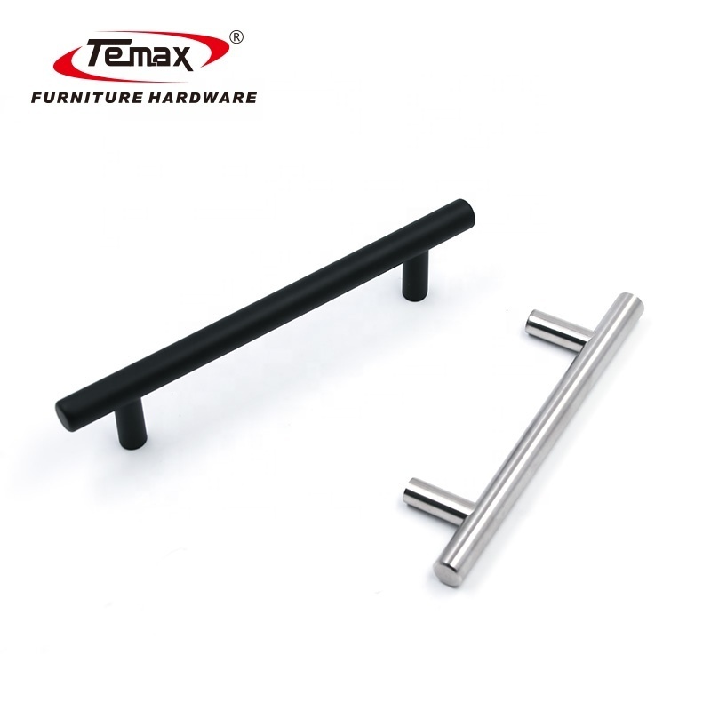 Temax Multi-color Modern T-bar Stainless Steel Furniture Cabinet Door Handle SS8925