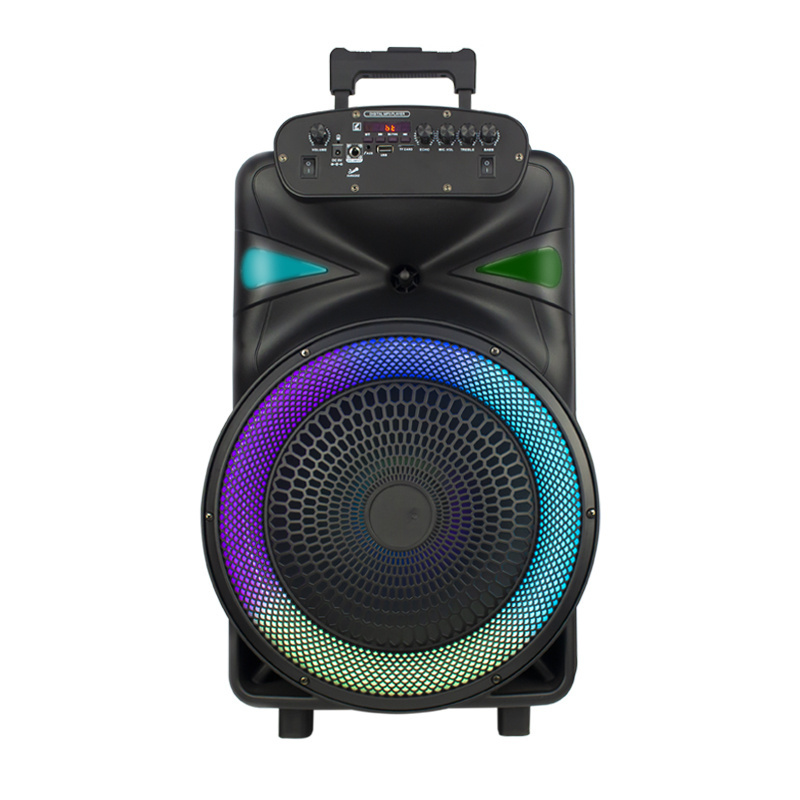 blue tooth J-J BL speakers 12 inch bass fm radio dj rgb light portable speakers alexa echo dot 4th generation anker soundcore