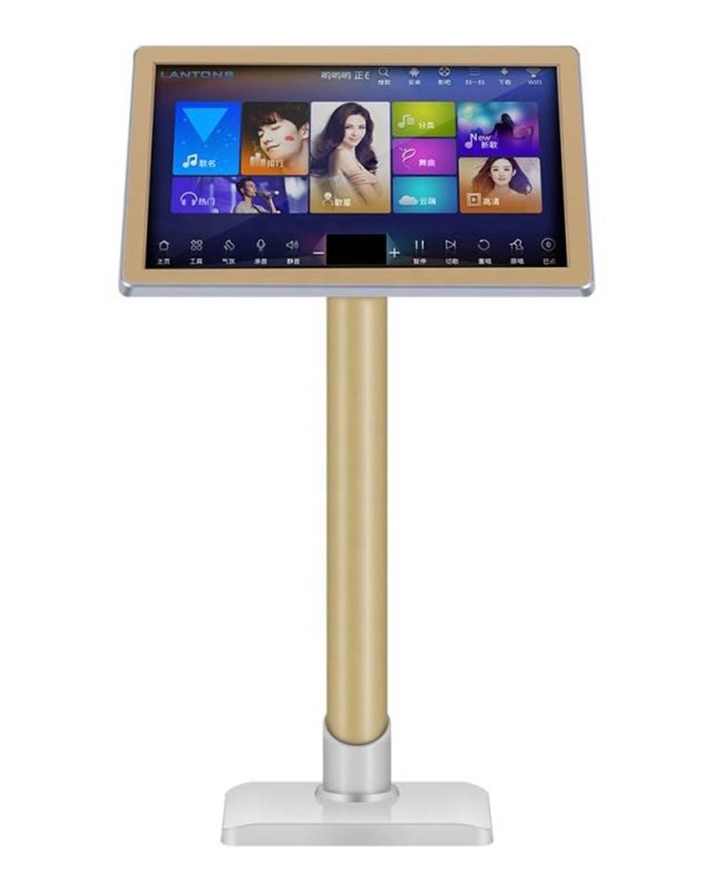 2020 A ma zon new 19-inch Android  karaoke machine with YouTube software HD video playback Automatically update music library