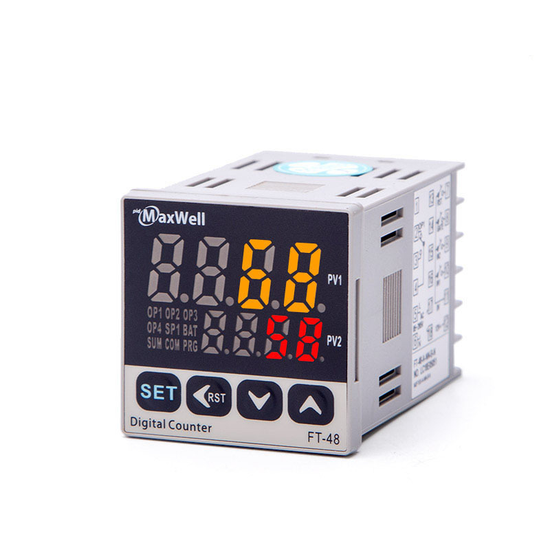 6/4 digit small encoder digital counter meter with remote master