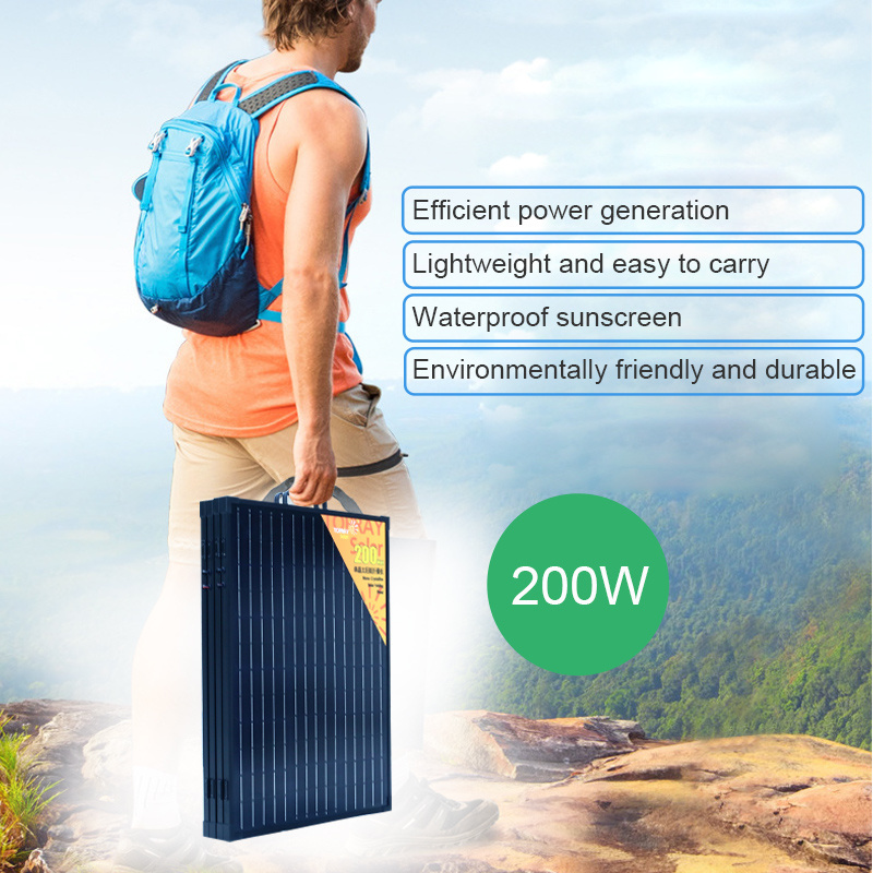 Handy Brite Solar Panels 200w Panneau Solaires Zonnepanelen Pannello Solare Fotovoltaico 200 w 100w 300w 400 w PV Solarpanels