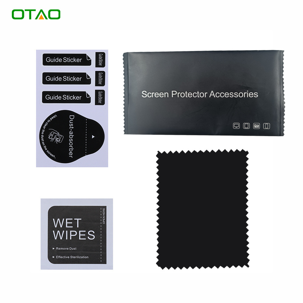 High Quality Cleaning Kit One Set Custom Cleaning Wipes Kits Installation Auxiliary Tools For Tempered Glass Screen Protector