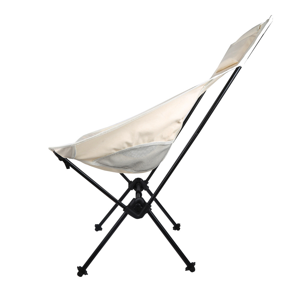 Hot Selling Outdoor Chair High Back Fishing Beach Chair Double Rod Portable Folding Chair