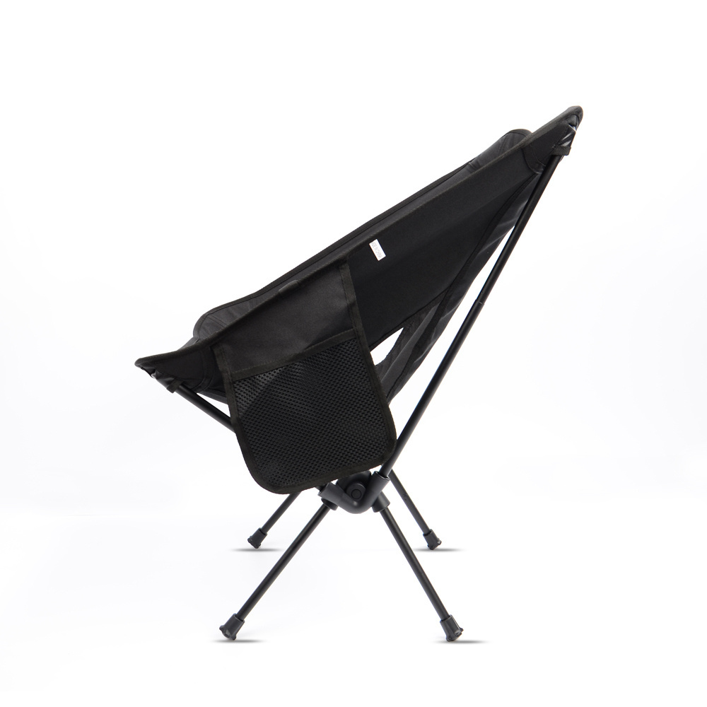 Factory Outdoor Portable Camping Chair 900D Oxford Cloth Travel Moon Chair with Pocket Design