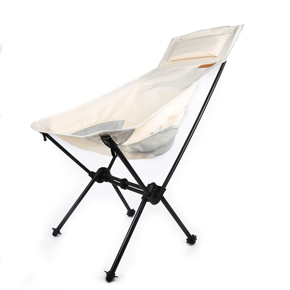 Hot Selling Outdoor Chair High Back Fishing Beach Chair Double Rod Portable Folding Chair