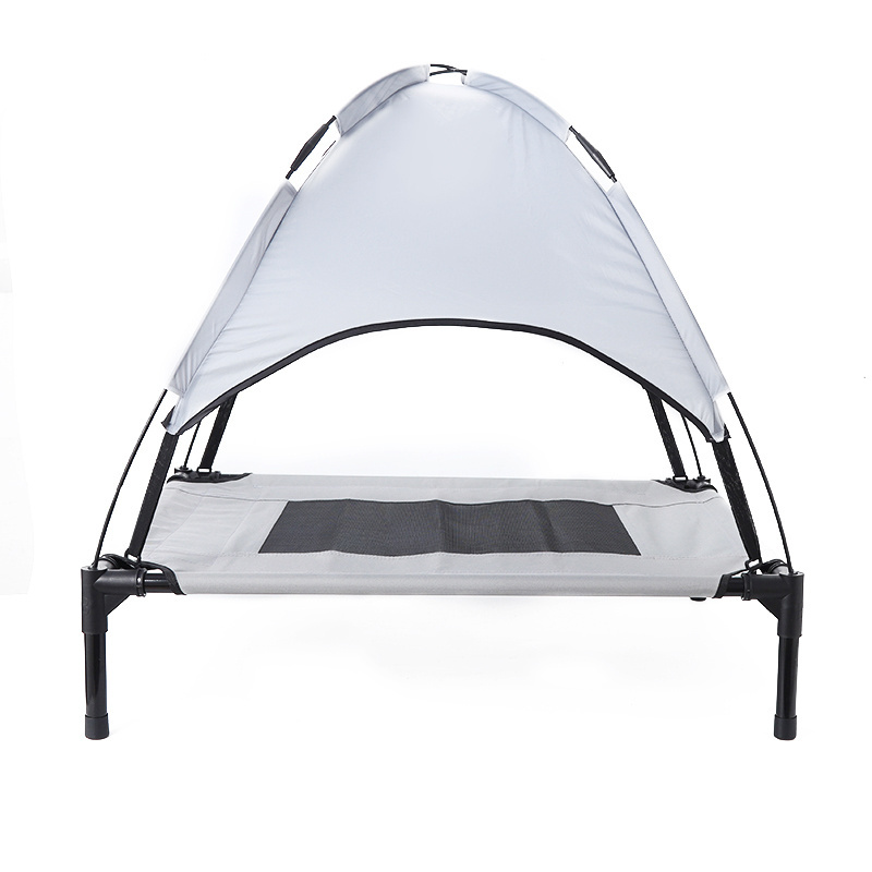 New Arrival High Quality Outdoor Camping Pet Dog Bed with Removable Sunshade Cot Tent