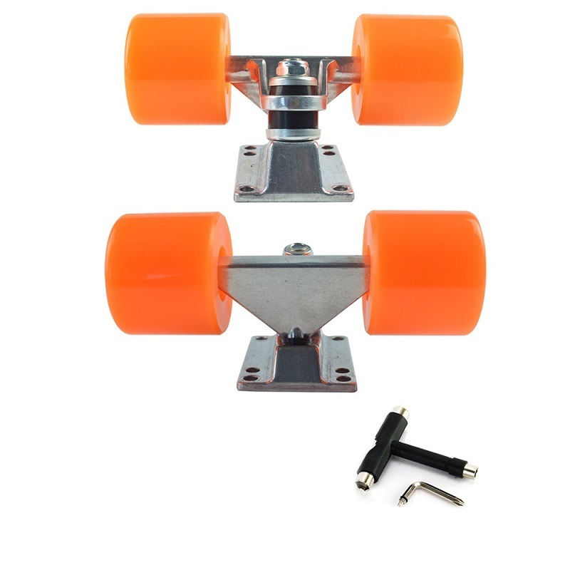 Professional 3.25 Skateboard Trucks With 60x45mm Skateboard Wheels