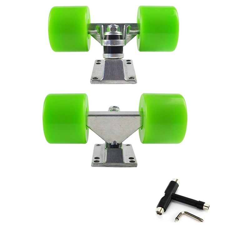 Professional 3.25 Skateboard Trucks With 60x45mm Skateboard Wheels