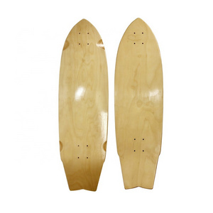 Best selling blank canadian maple surfskate deck