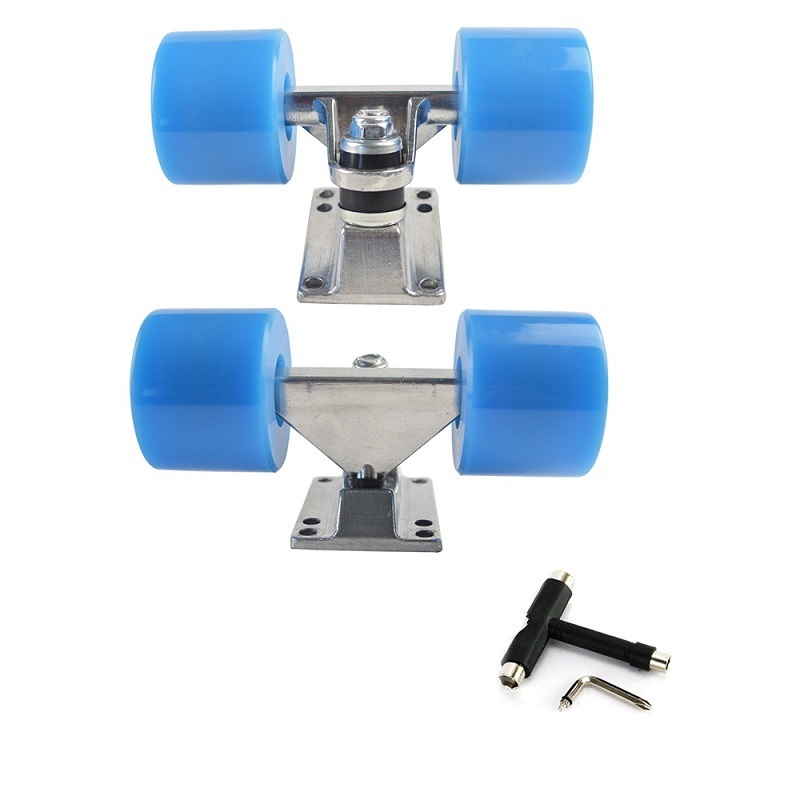 Professional 3.25 Skateboard Trucks With 60x45mm Skateboard Wheels