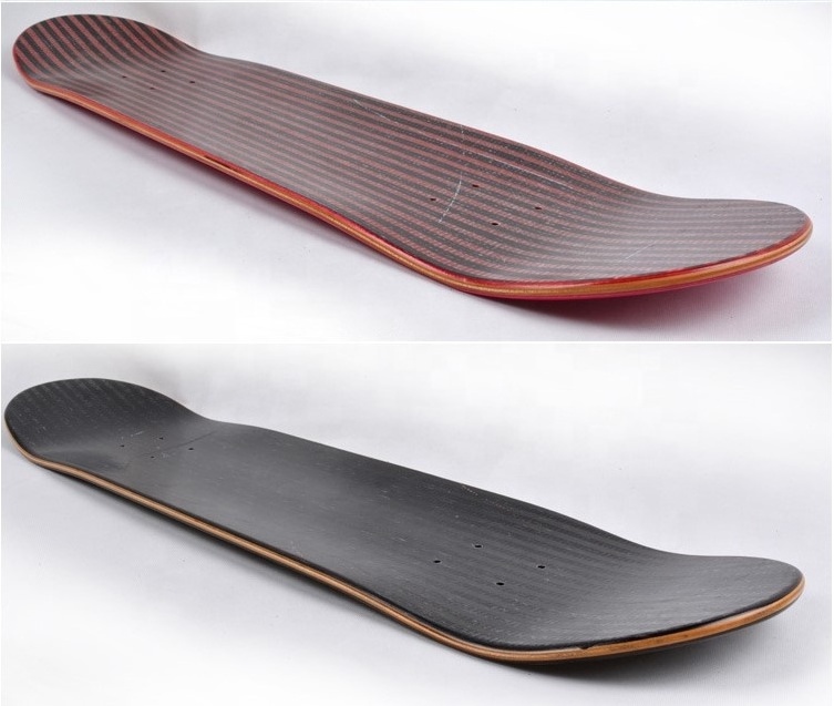 High quality 8.25 maple composite carbon fiber skateboard deck blank