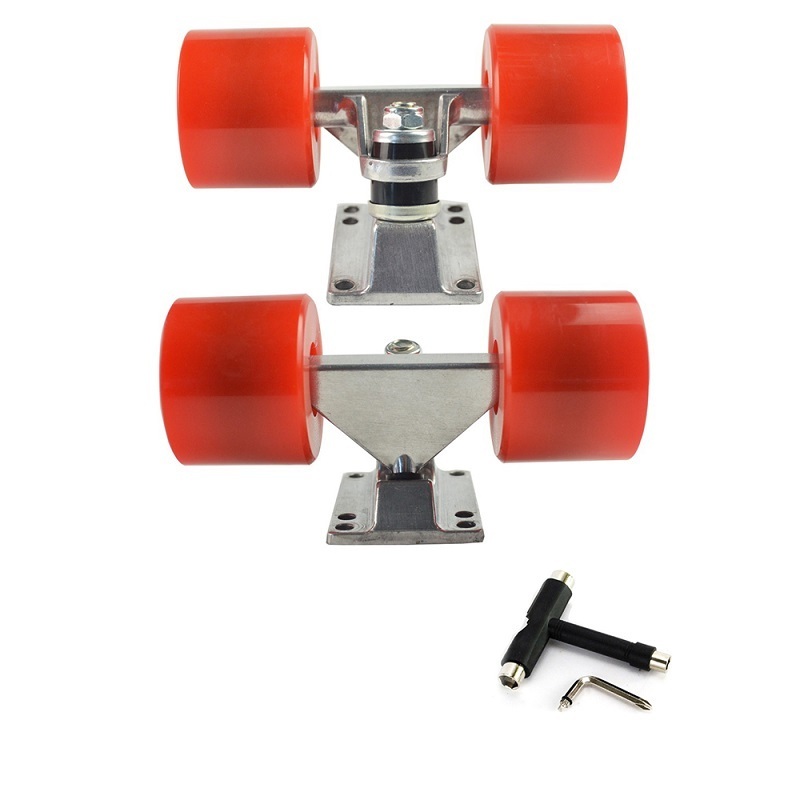 Professional 3.25 Skateboard Trucks With 60x45mm Skateboard Wheels