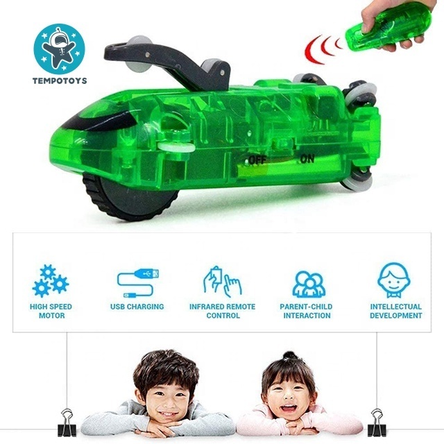 Tempo Toys New Arrivals Toy Car Track Assembled High-Speed Remote Control Race Track Set Electric Luminous Rail Track Toy