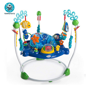 Tempo Toys Hot Selling Infant Jumper Multi-function Musical Lights Hang Plush Toys Baby Walker