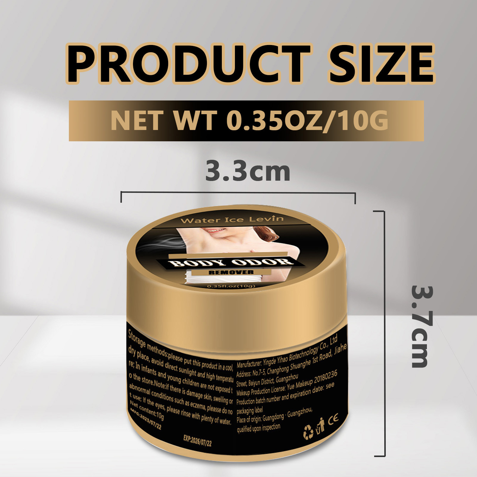 2024 New Body Deodorant Cream Eliminates Sweat and Odor, Professional Underarm Outdoor