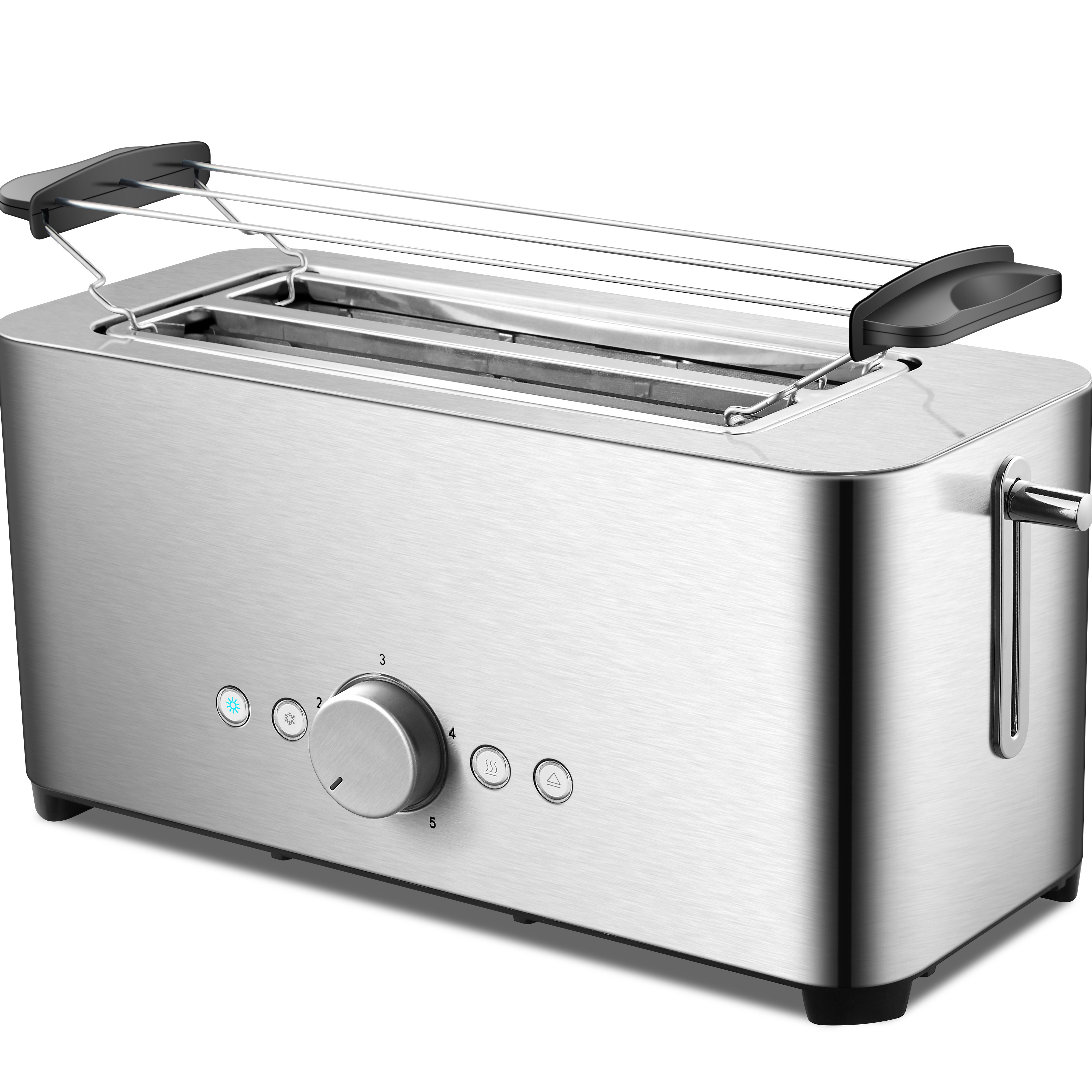 Hot sale factory straight for stainless steel family pop-up 4 sheet toaster breakfast Maker Toaster Oven