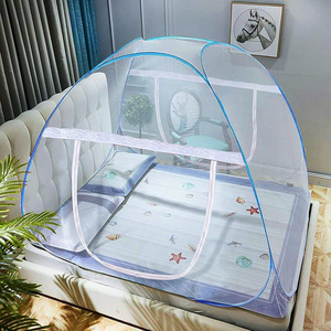 Protect sleep Double-Door Crib Mosquito Nets Canopy Foldable Mosquito Net For Bed