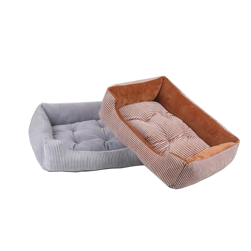 Customized Anti Anxiety Memory Foam Dog Sofa Bed Mat Orthopedic Big Large Square Washable Dog Bed