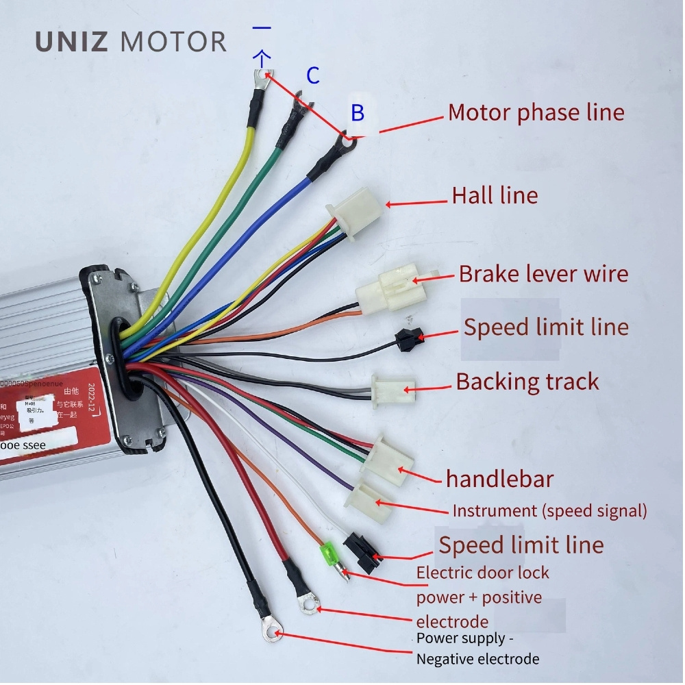 Tenaxin OEM ODM Factory electric car human tricycle kart conversion electric kit 48V800W motor kit