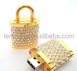 Jewelry heart/love lock usb stick - 2 .0/USB memory stick/2gb/4gb/8gb/16gb usb stick