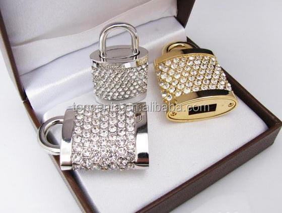 Jewelry heart/love lock usb stick - 2 .0/USB memory stick/2gb/4gb/8gb/16gb usb stick